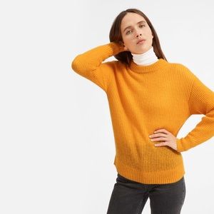 Everlane Oversized Alpaca Crew in Tang